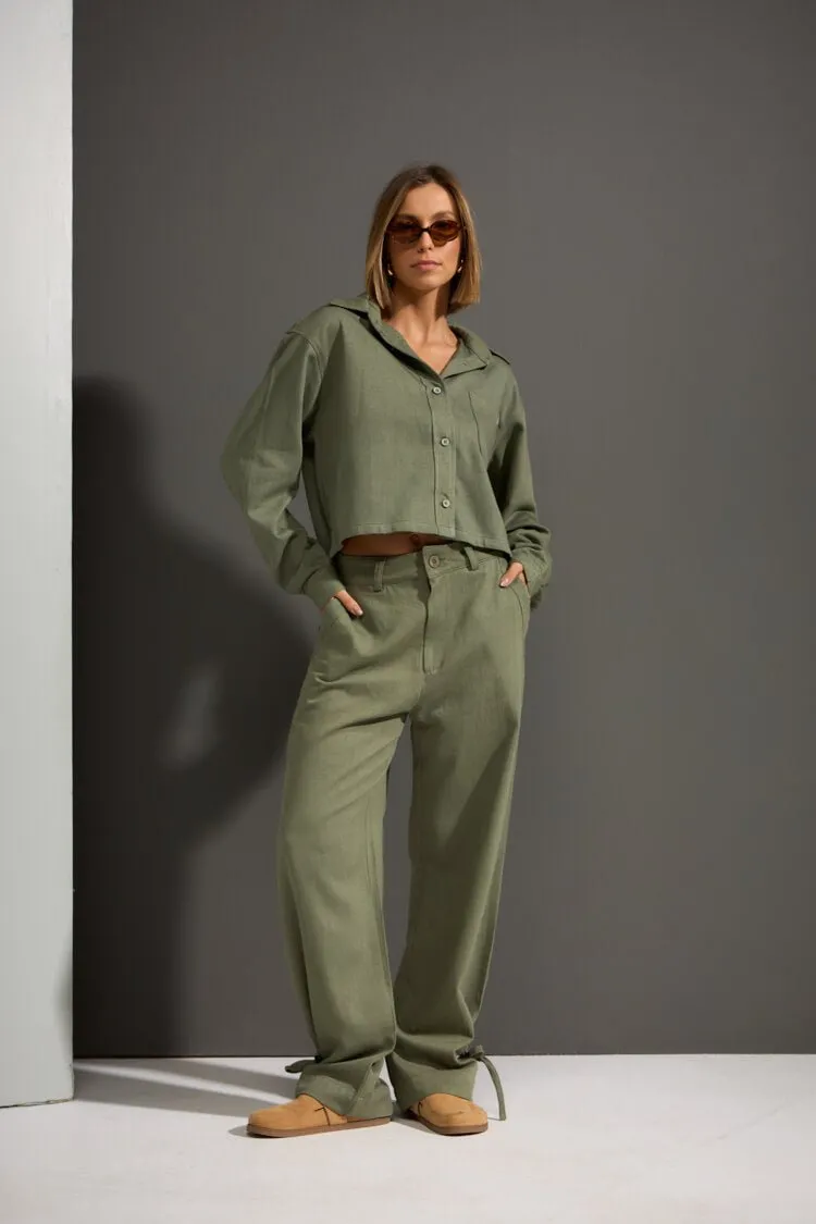 CALÇA CAMPOS - VERDE