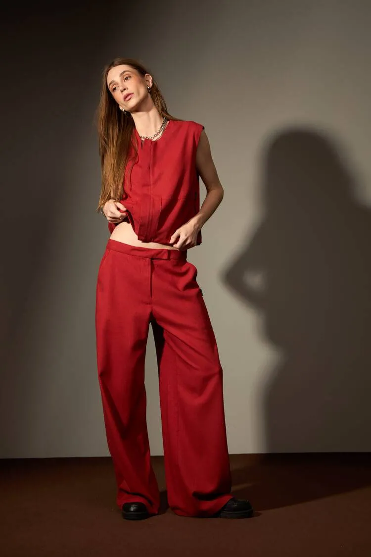 CALÇA CARDEAL - VERMELHO