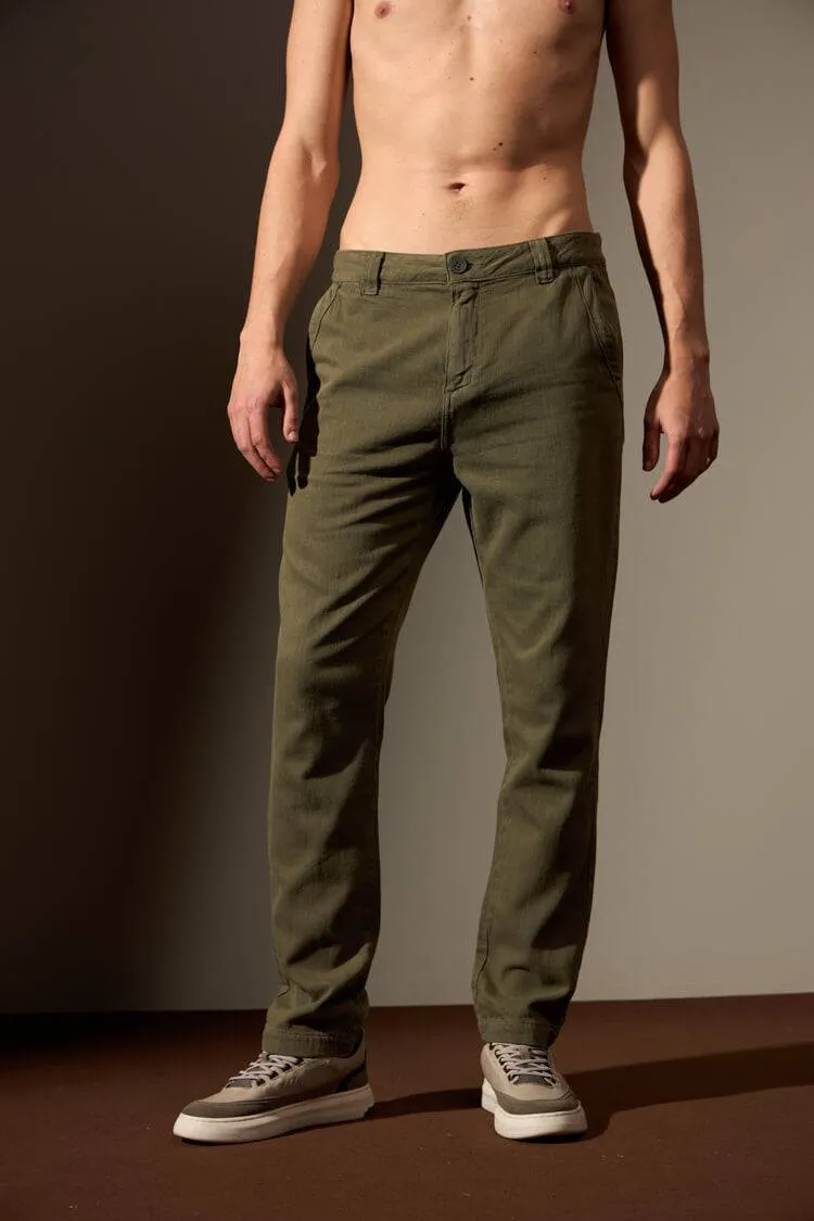 CALÇA CERRADO LINHO - VERDE