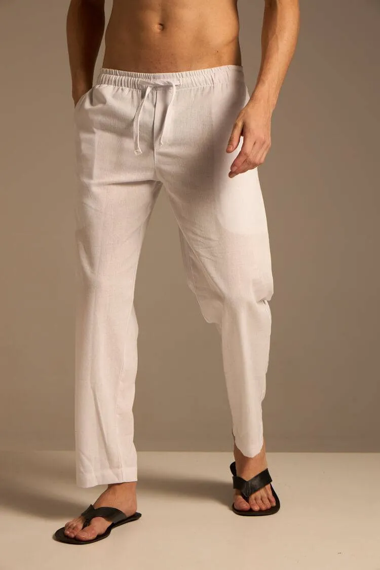 CALÇA CORUMBAU LINHO - OFF WHITE