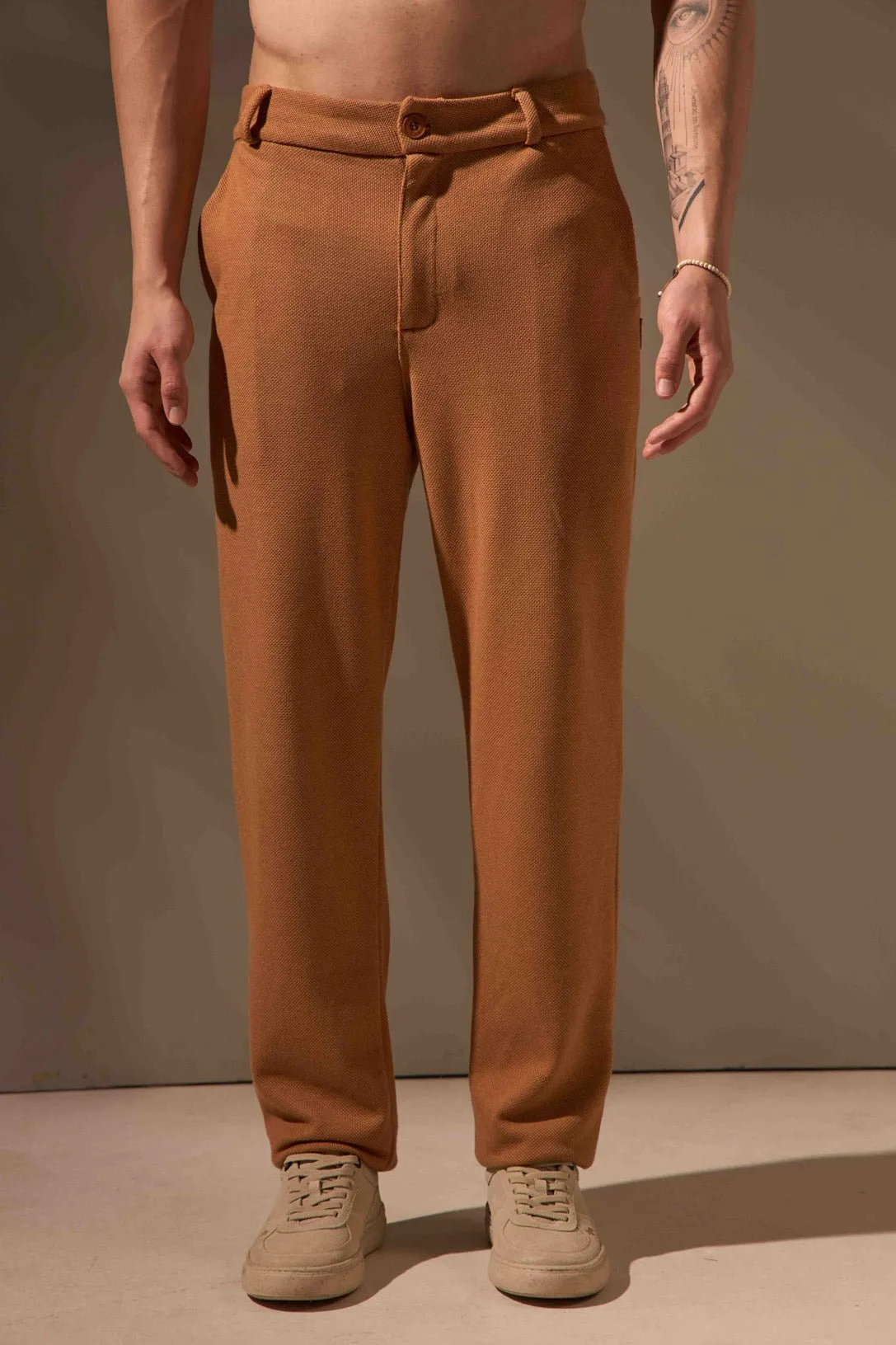 CALÇA ENDURANCE TEXTURIZADA ALGODÃO - COBRE