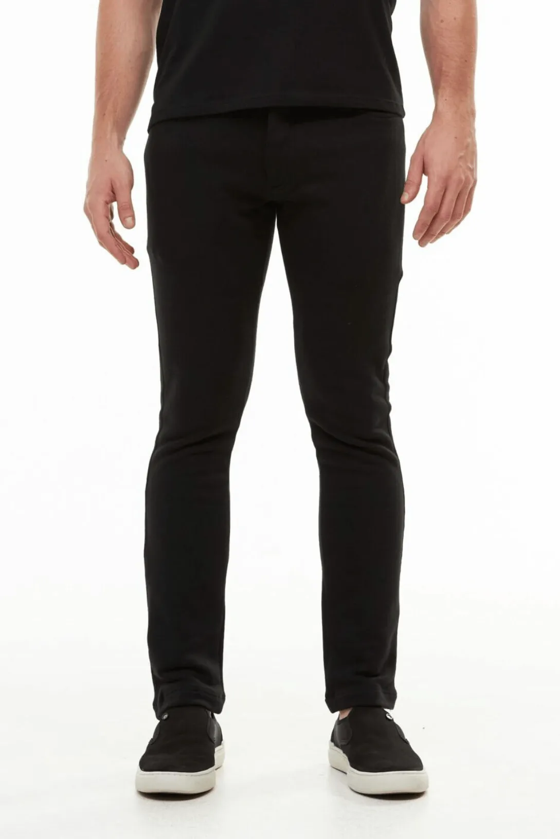 CALÇA MOLETOM HOME SKINNY COMFY - PRETO