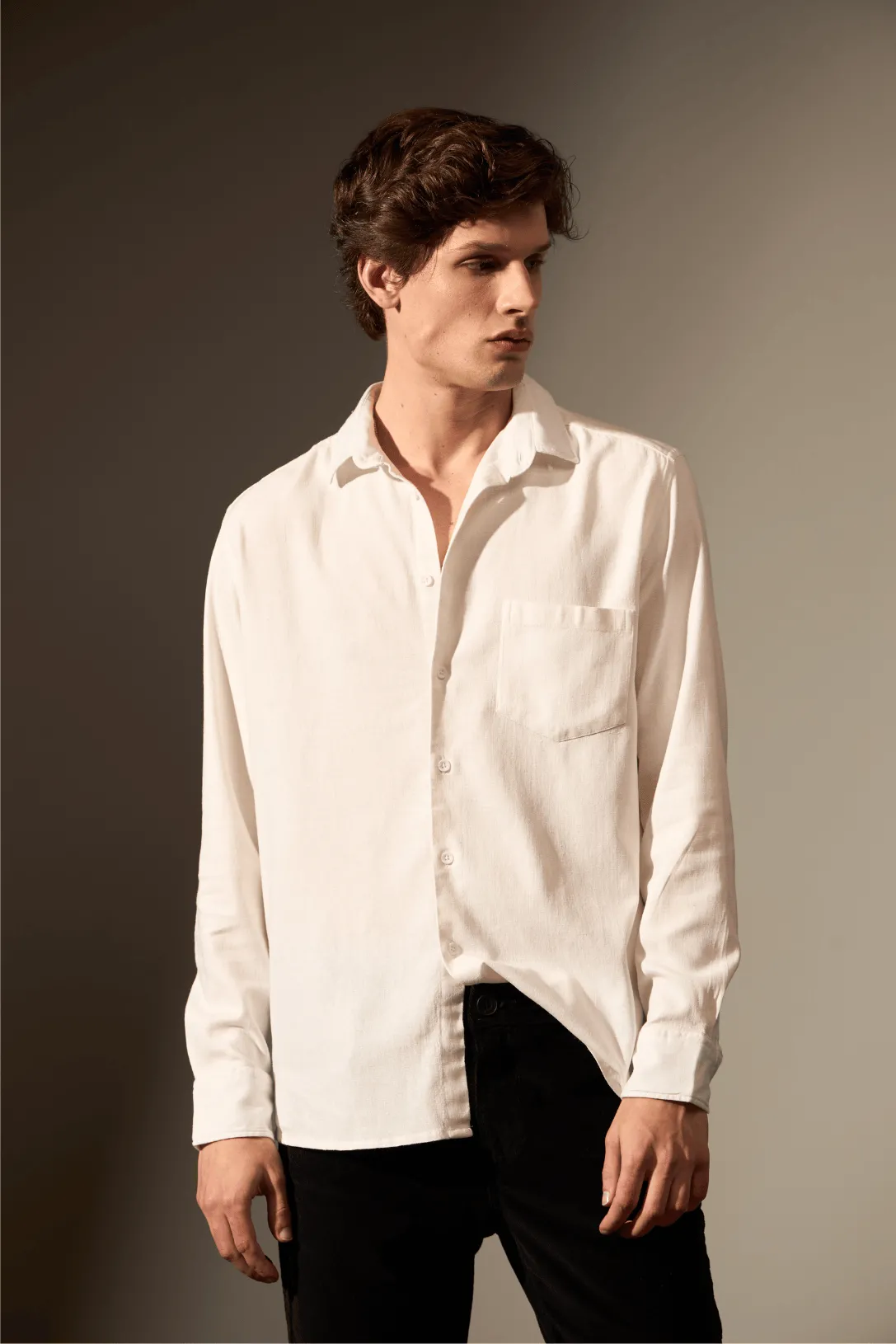 CAMISA LINHO ARENITO - OFF WHITE