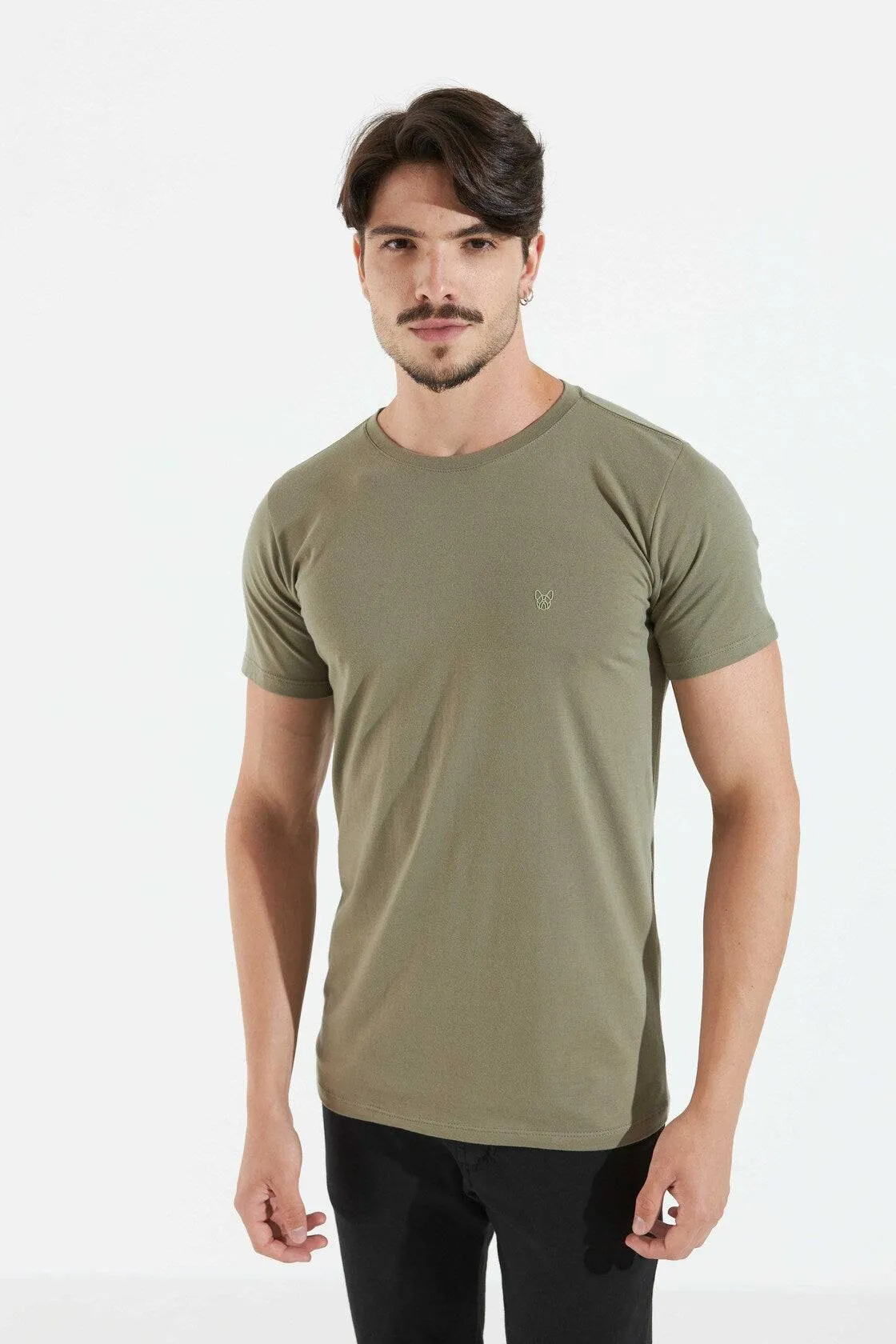 CAMISETA BÁSICA LONG - VERDE MUSGO