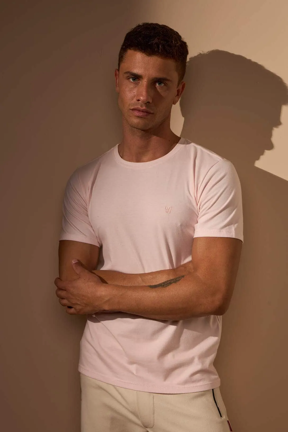 CAMISETA NATURALE 100% ALGODÃO - ROSA