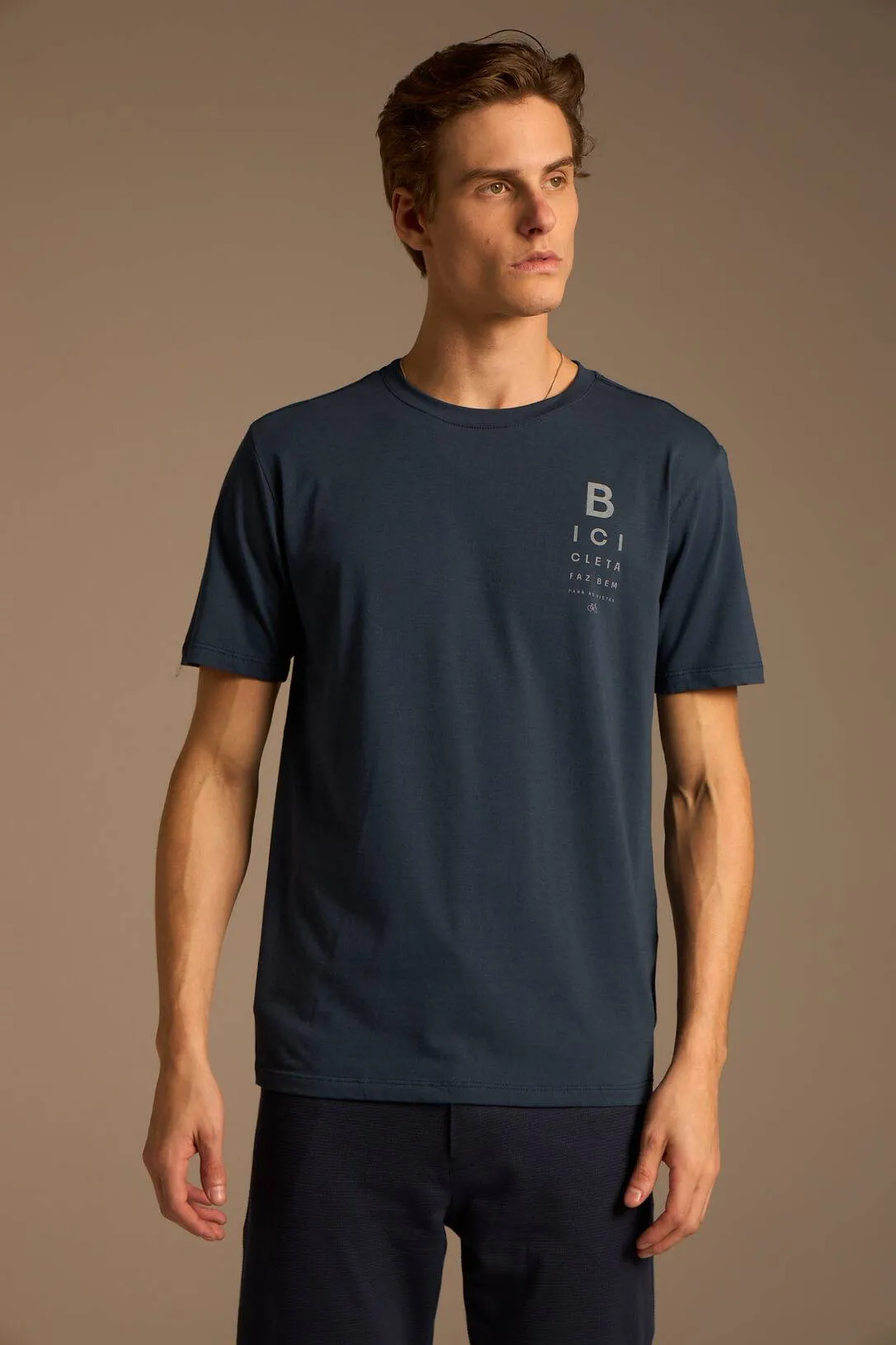 CAMISETA BICICLETA - MARINHO