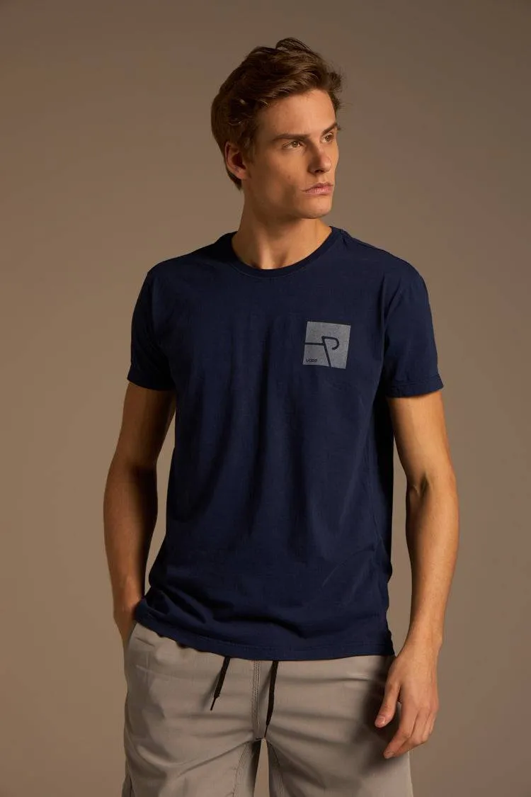 CAMISETA BIKE OUTLINE STONE - MARINHO