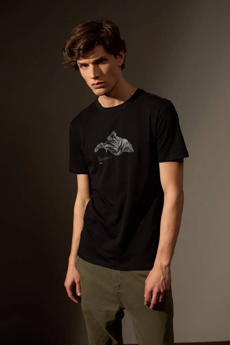 CAMISETA BOTÂNICA - PRETO