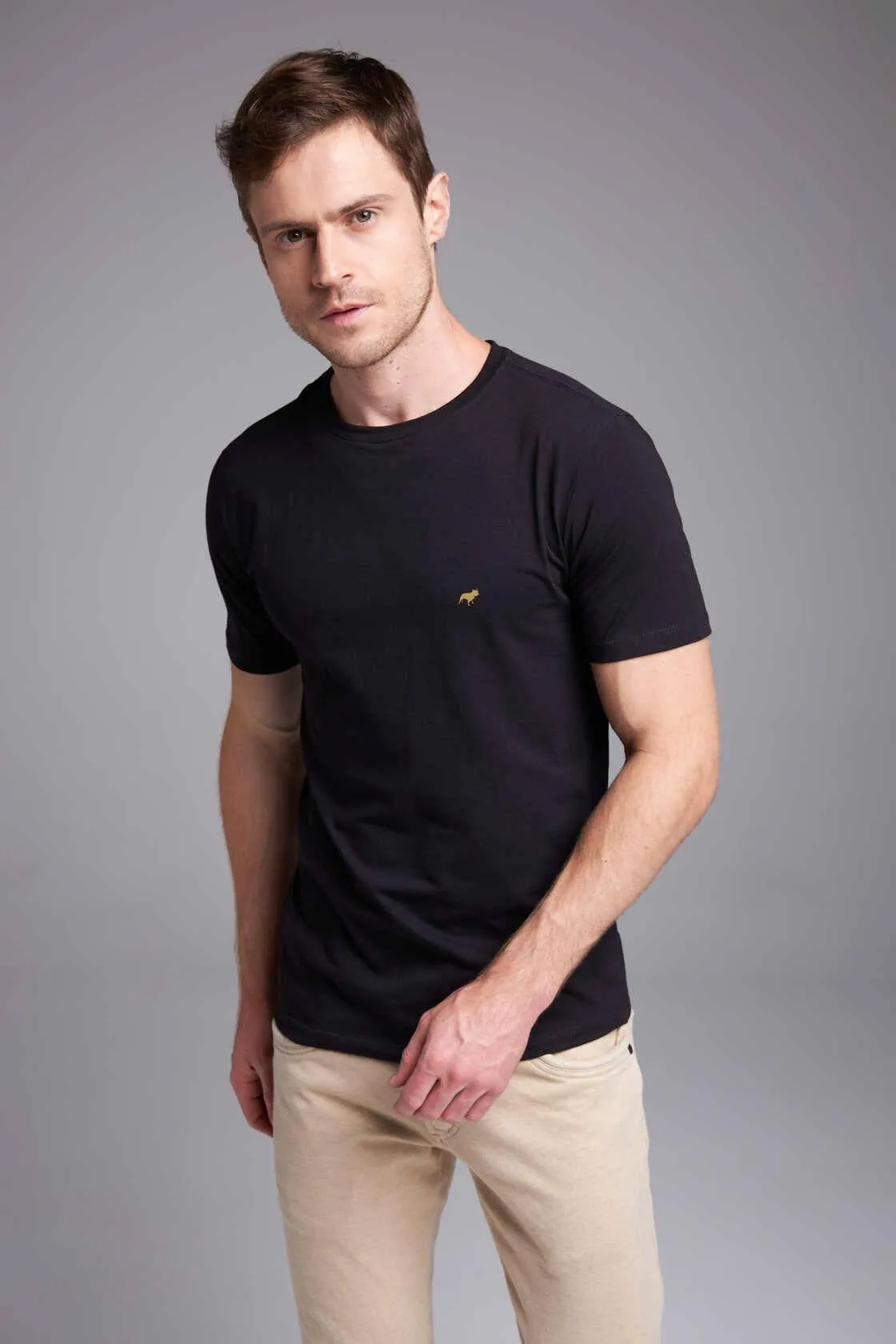 CAMISETA BULDOGUINHO - PRETO