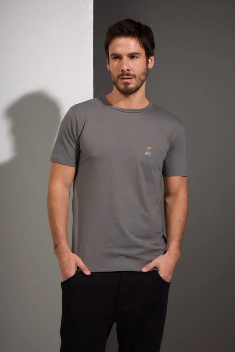 CAMISETA BULL BIKE - CINZA