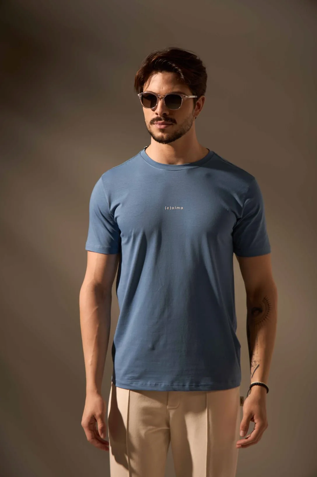 CAMISETA (C)ALMA - AZUL