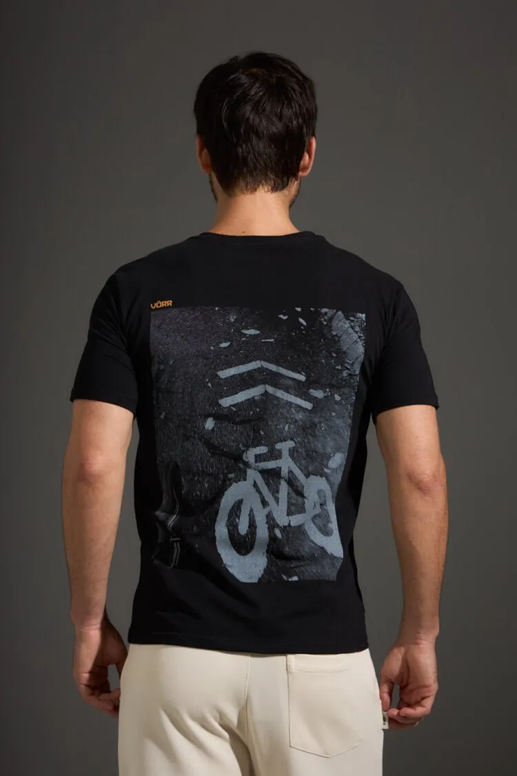 CAMISETA CICLOFAIXA - PRETO