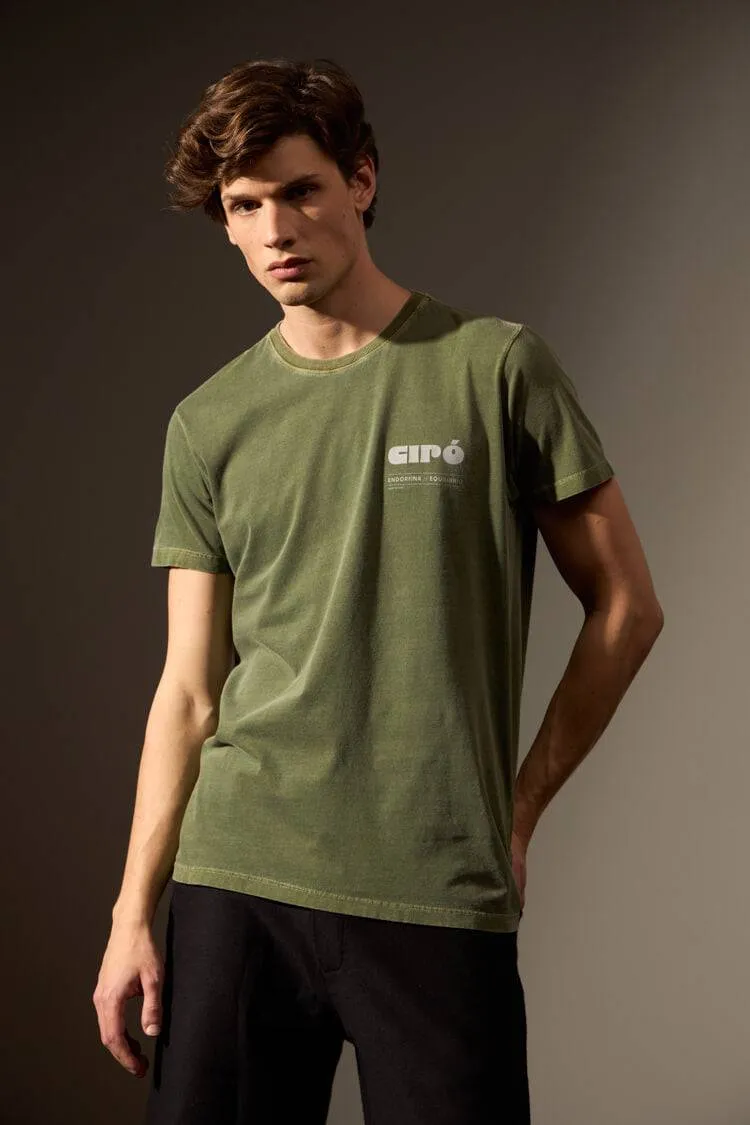 CAMISETA CIPÓ STONE - VERDE MUSGO