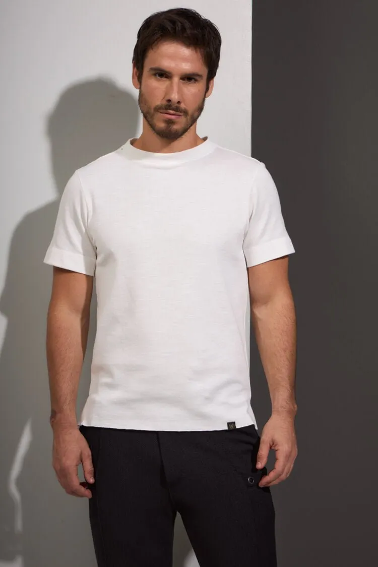 CAMISETA CRISTAIS ALGODÃO EGÍPCIO - OFF WHITE