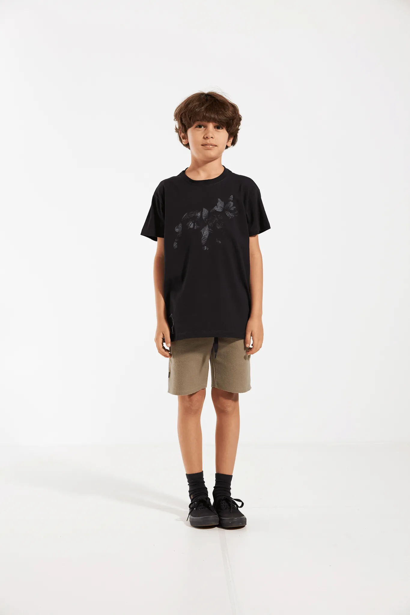 CAMISETA DOG FOLHAS INFANTIL