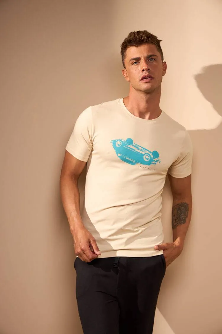 CAMISETA FUSCA ATEMPORAL - AREIA