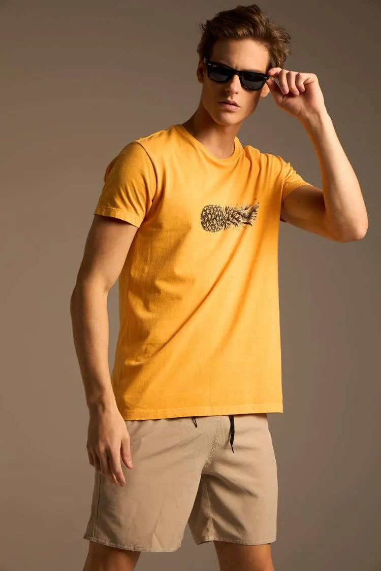 CAMISETA KONA STONE - AMARELO