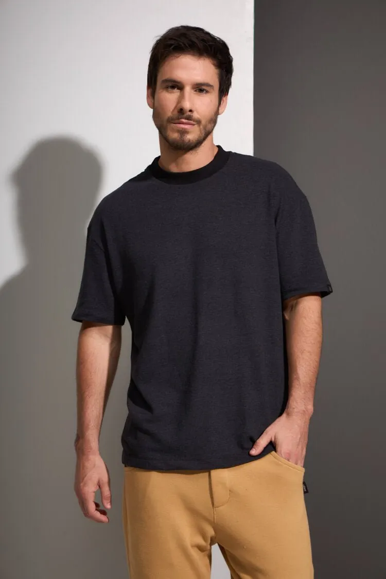 CAMISETA LAPINHA ALGODÃO - PRETO