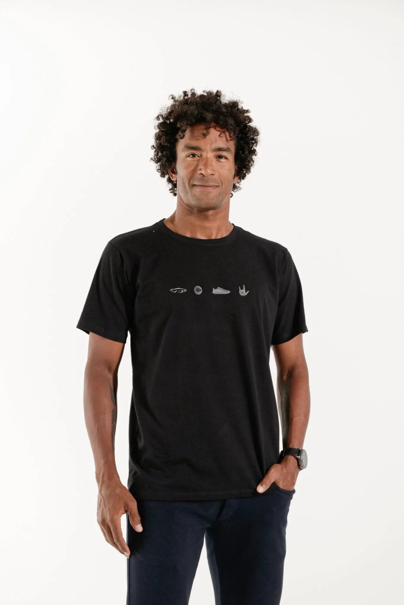 CAMISETA LETS PUSH NO TRI - PRETO