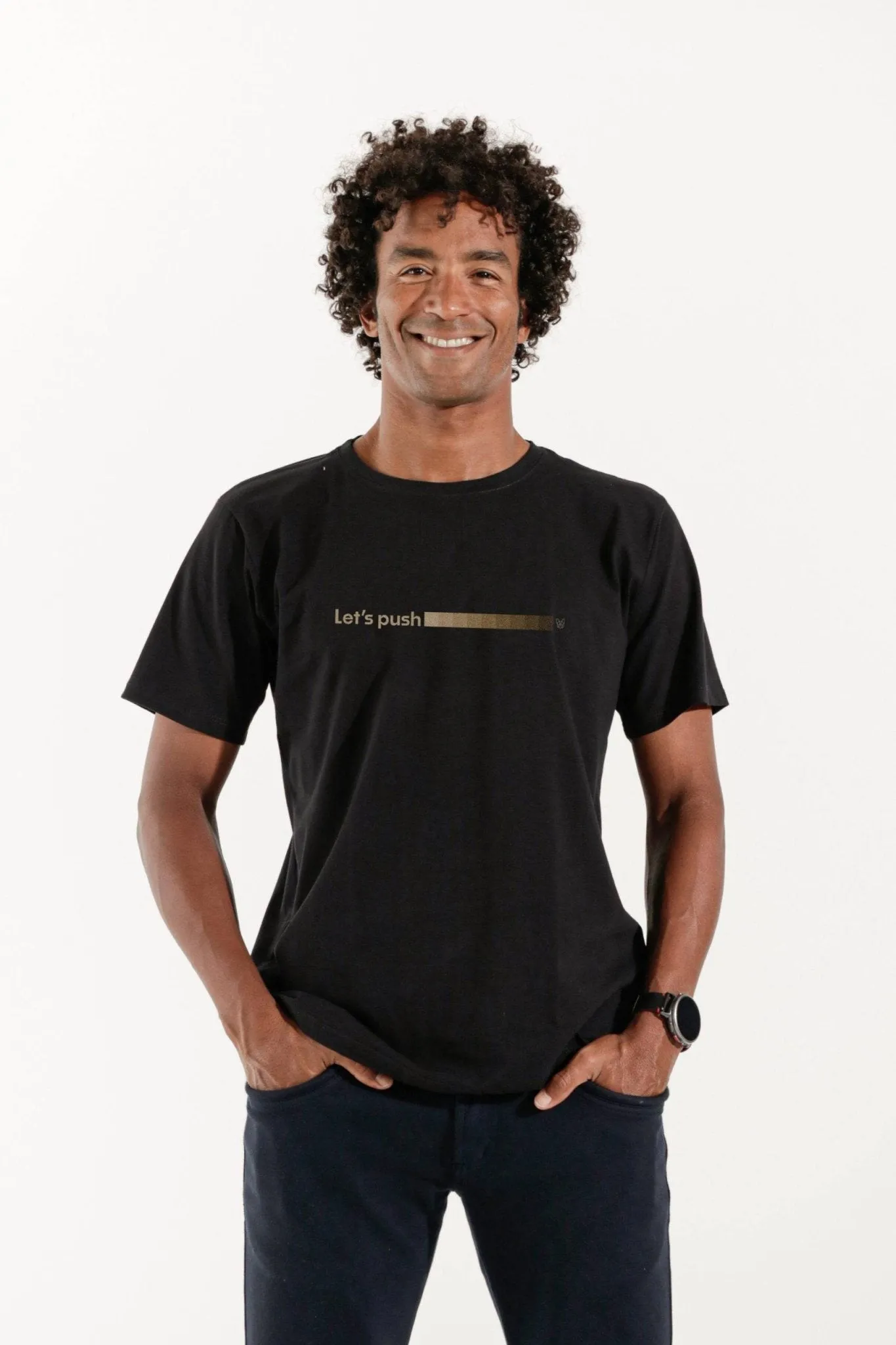 CAMISETA LETS PUSH - PRETO
