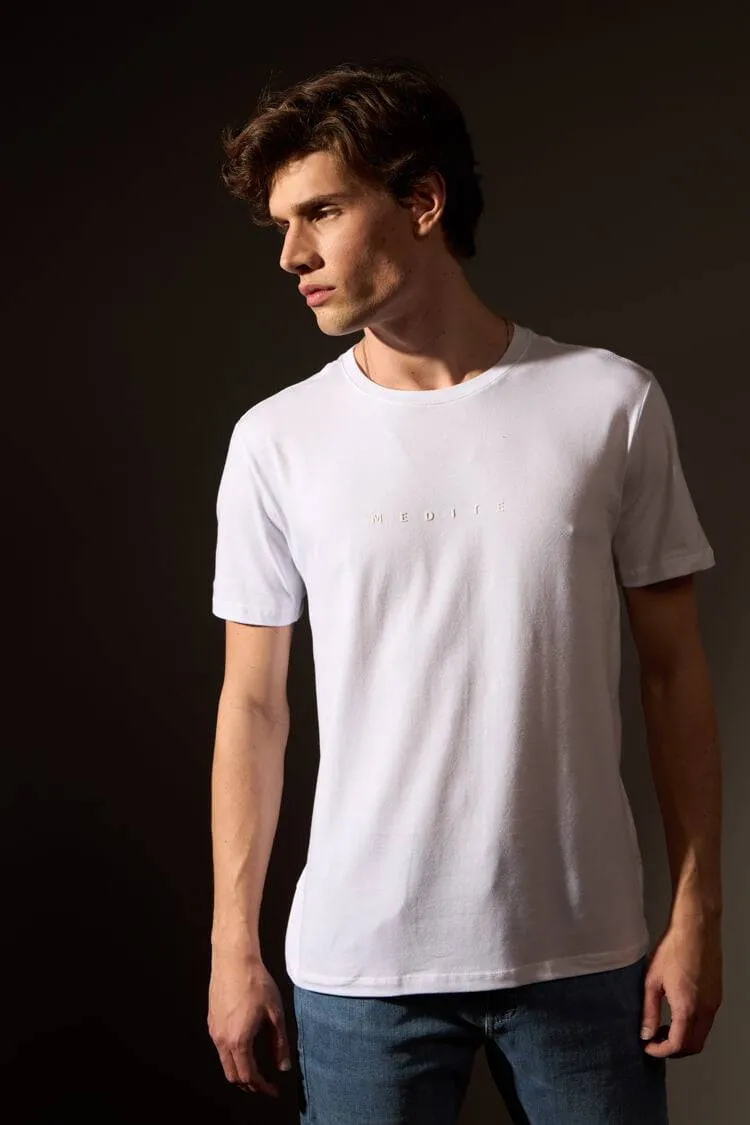 CAMISETA MEDITE CIPÓ - BRANCO