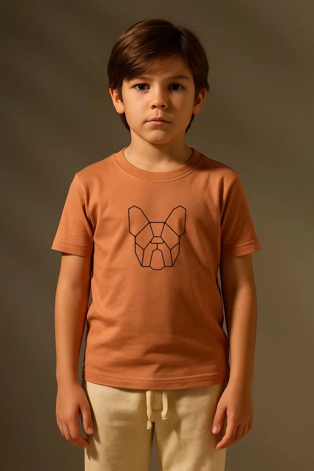 CAMISETA NEW BULL INFANTIL ALGODÃO EGÍPCIO - LARANJA