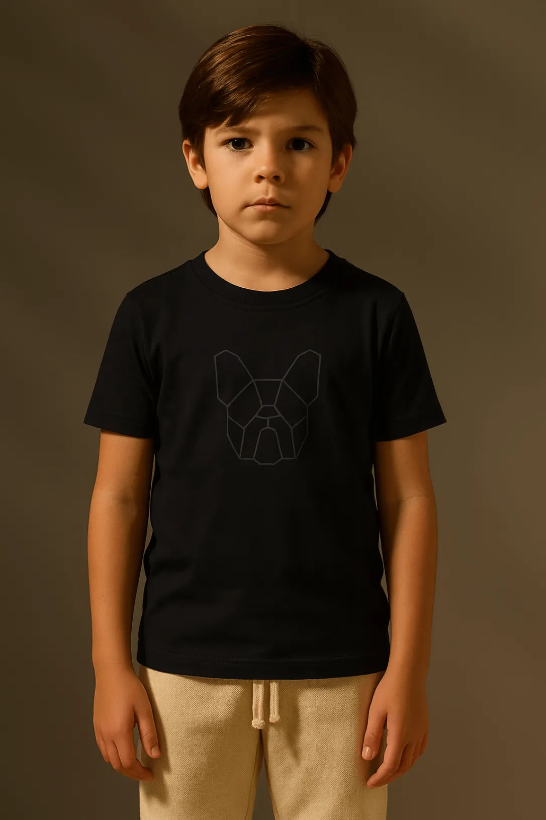 CAMISETA NEW BULL INFANTIL ALGODÃO EGÍPCIO - PRETO