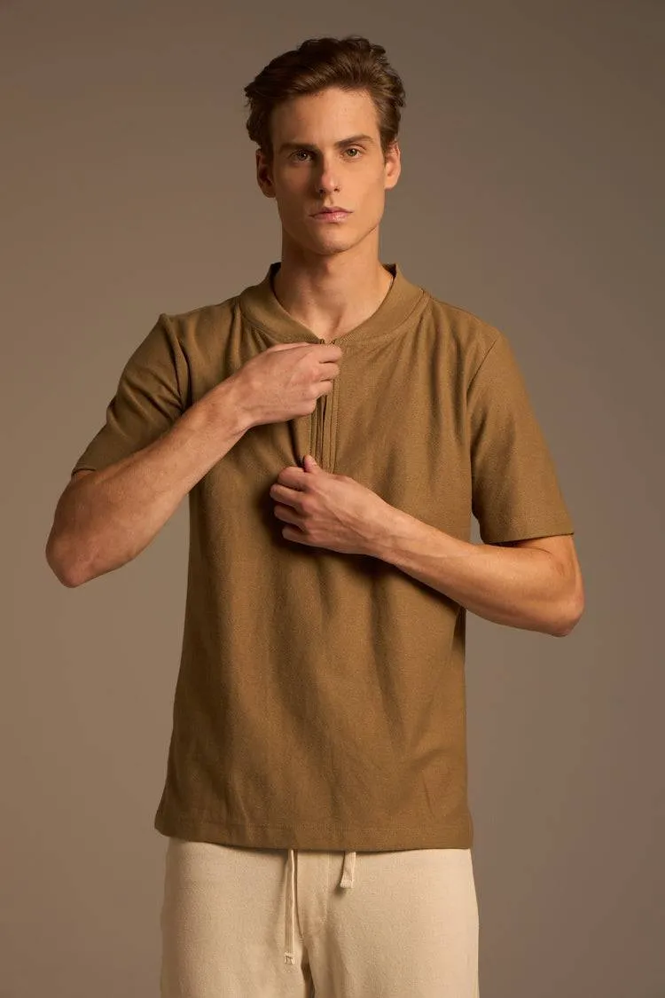 CAMISETA NORONHA COM ZÍPER - VERDE