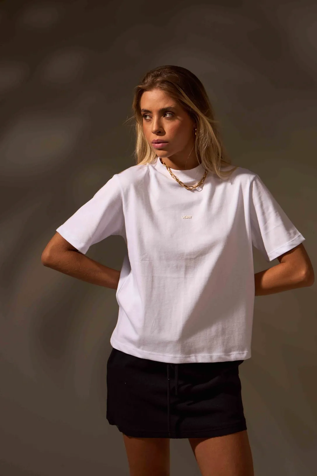 CAMISETA OVERSIZE VÖRR ALGODÃO EGÍPCIO - BRANCO