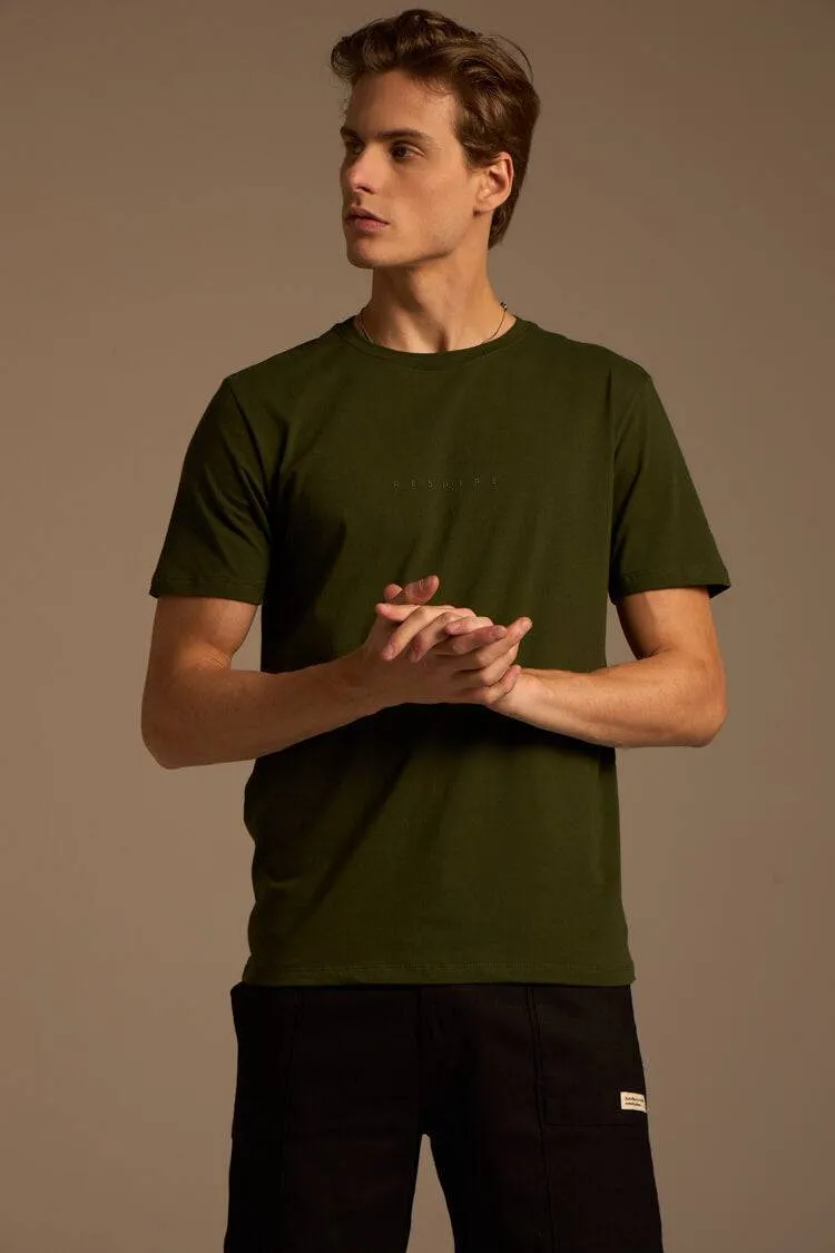 CAMISETA RESPIRE - VERDE