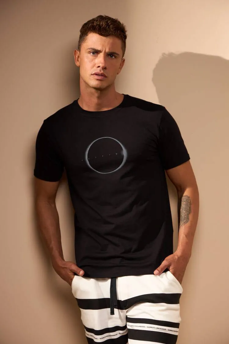 CAMISETA SOLAR - PRETO