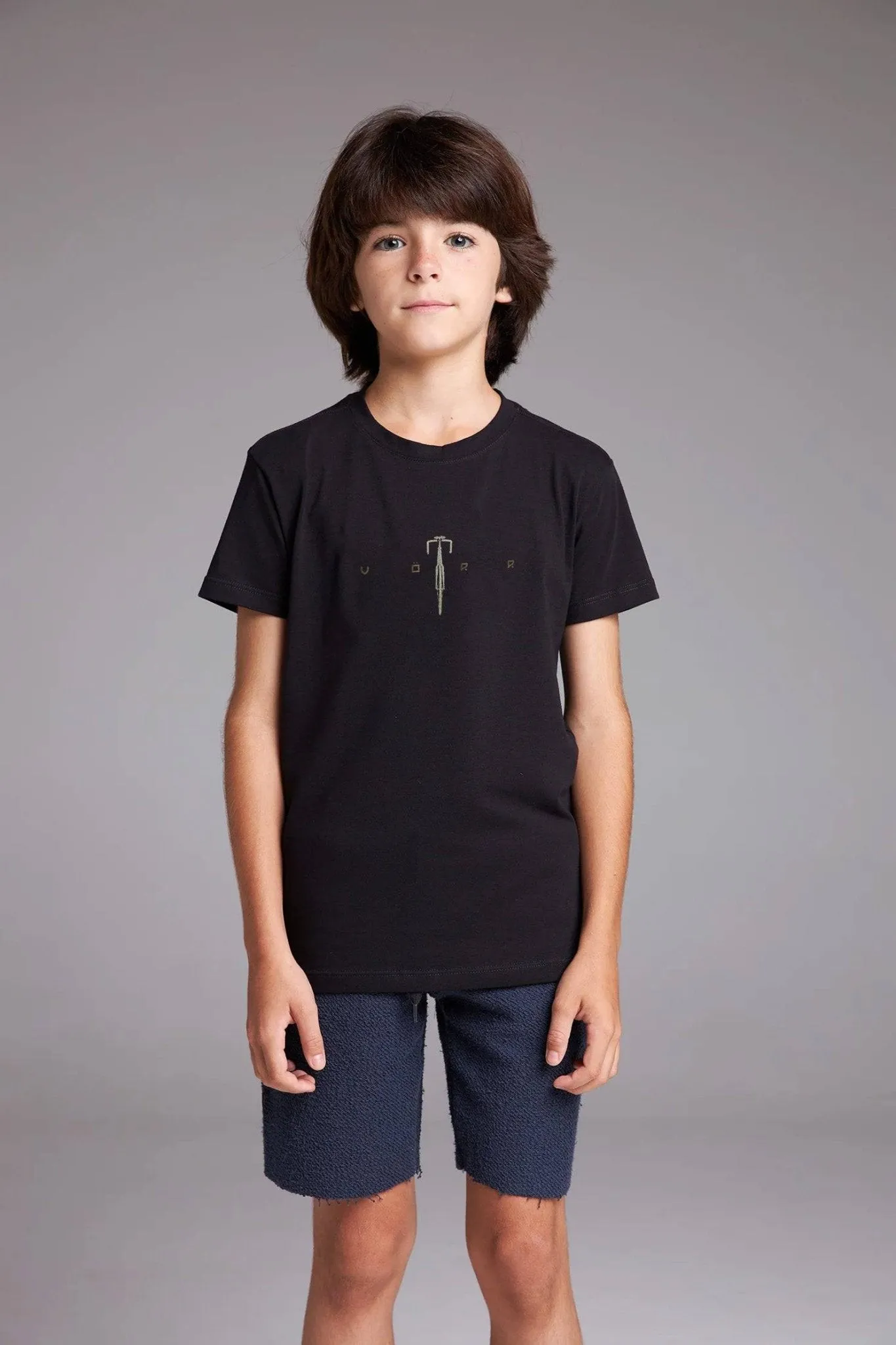CAMISETA BIKE INFANTIL 100% ALGODÃO - PRETO