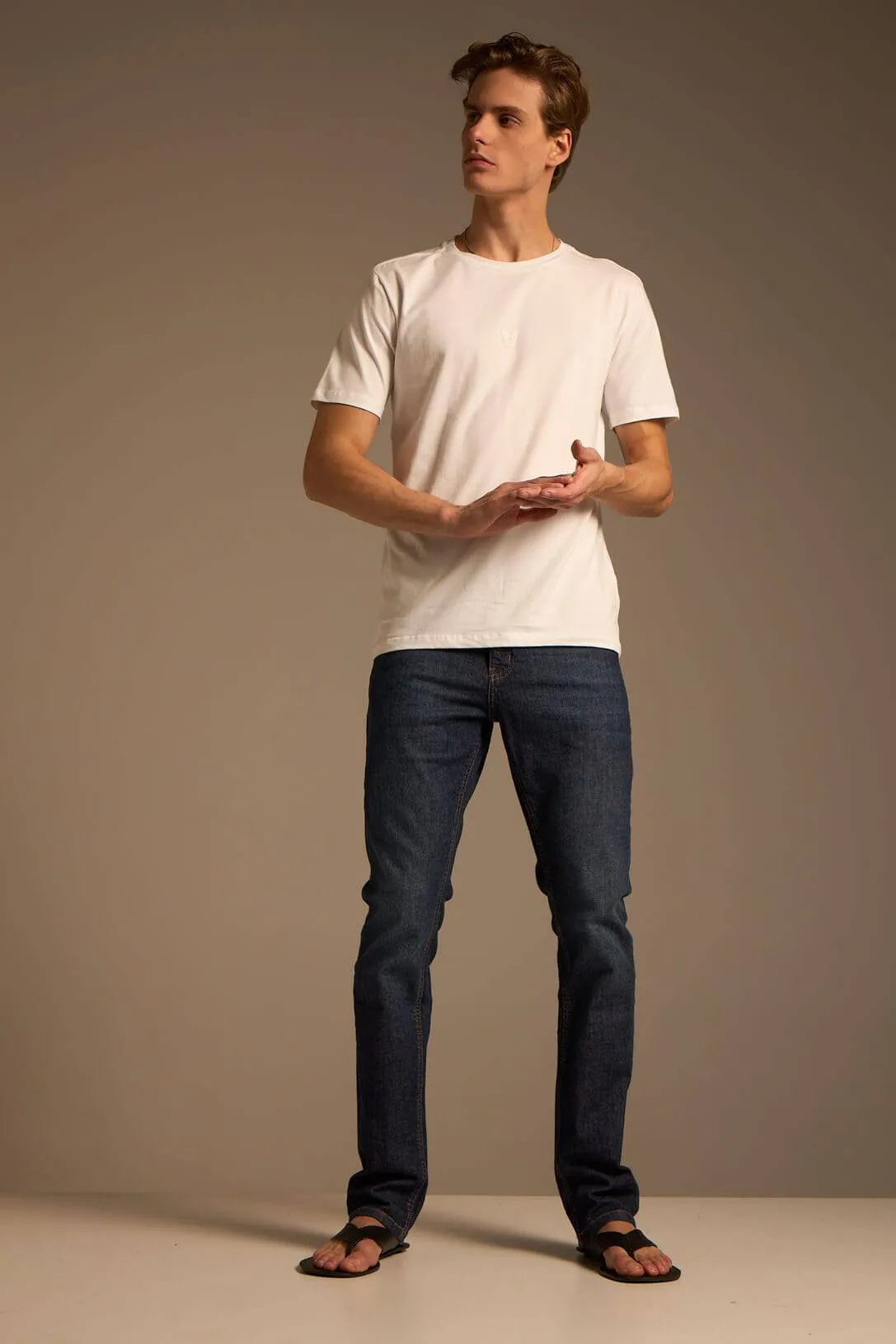 CAMISETA ALGODÃO EGÍPCIO VÖRR BULL - BRANCO