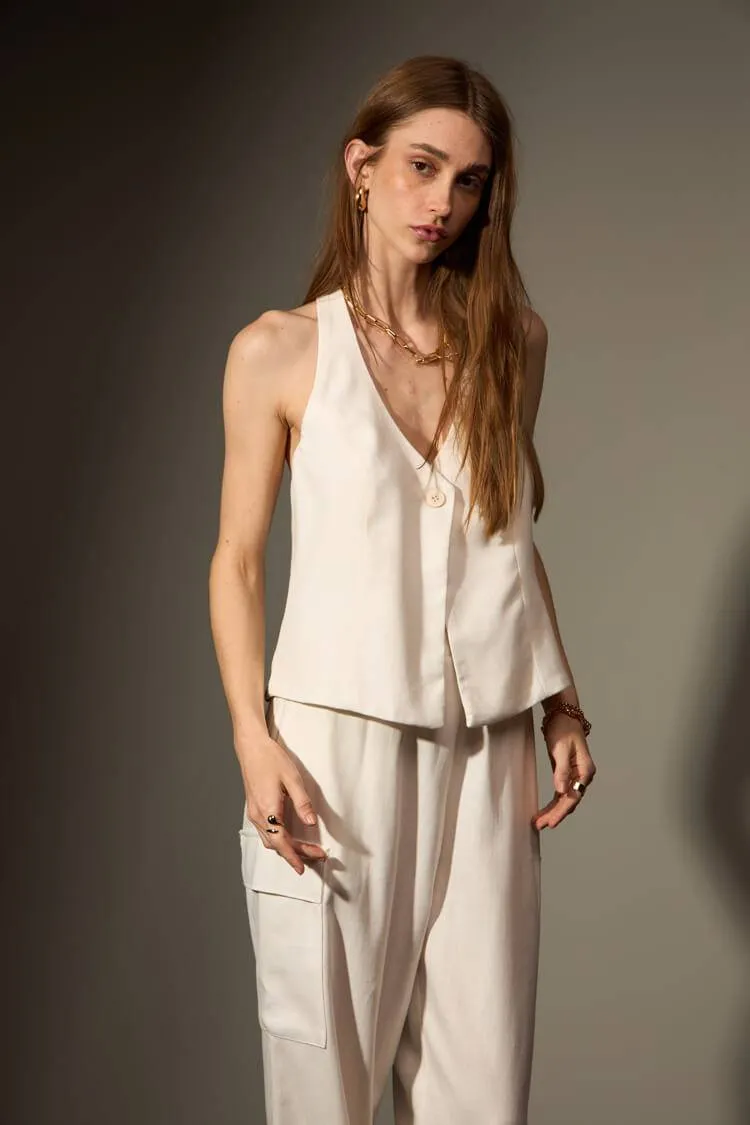 COLETE CERRADO - OFF WHITE