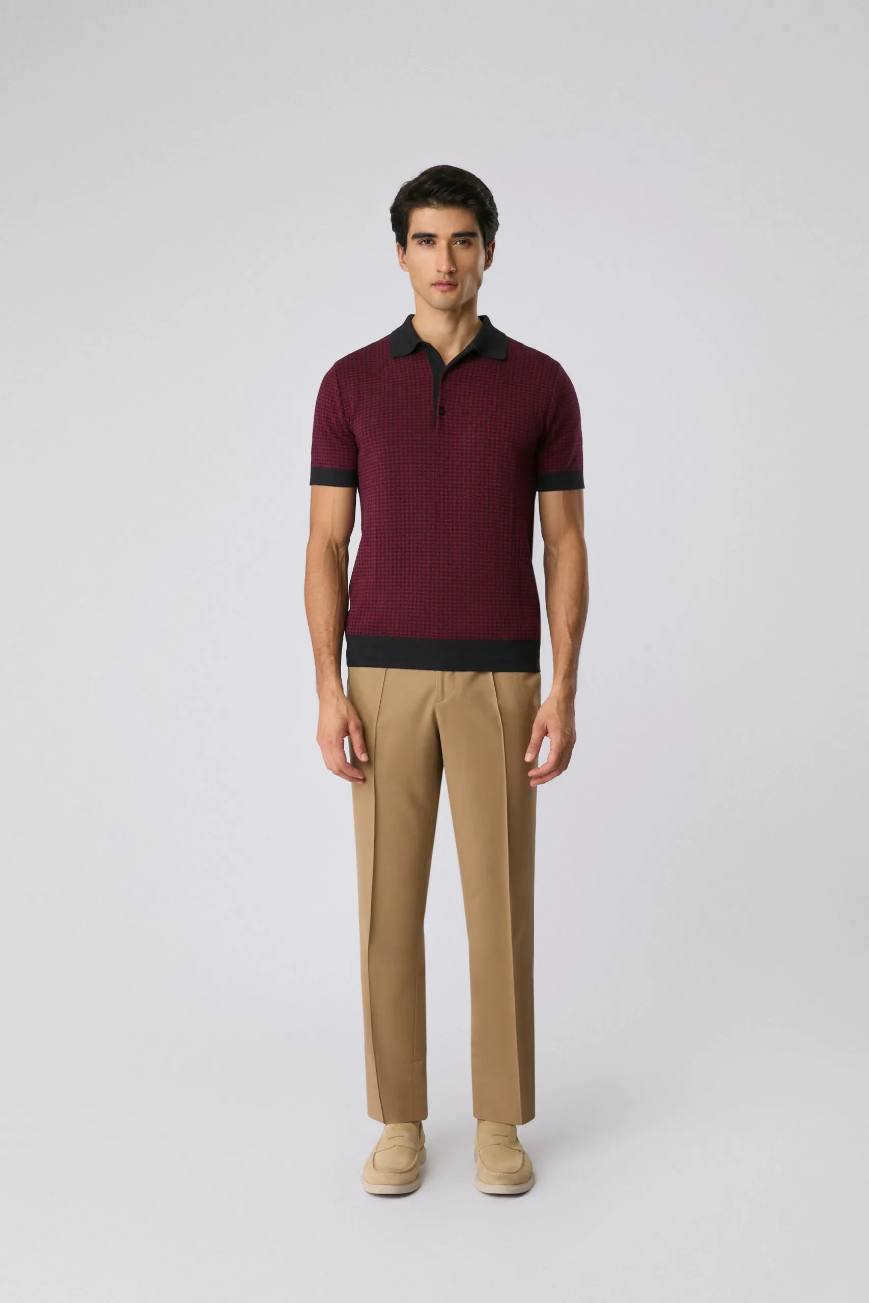 Calça 803 lã fria s120 caqui