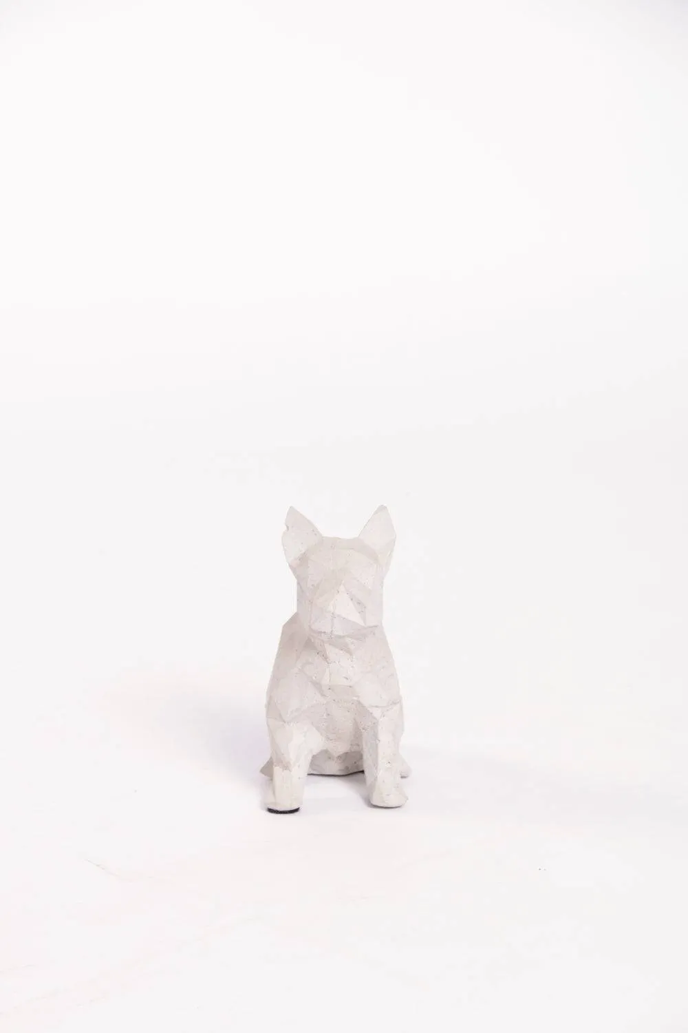 ESCULTURA BULLDOG VÖRR 3D - CINZA