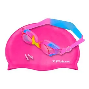 Kit de Natação Infantil Poker Orimos Jr Rosa - - U