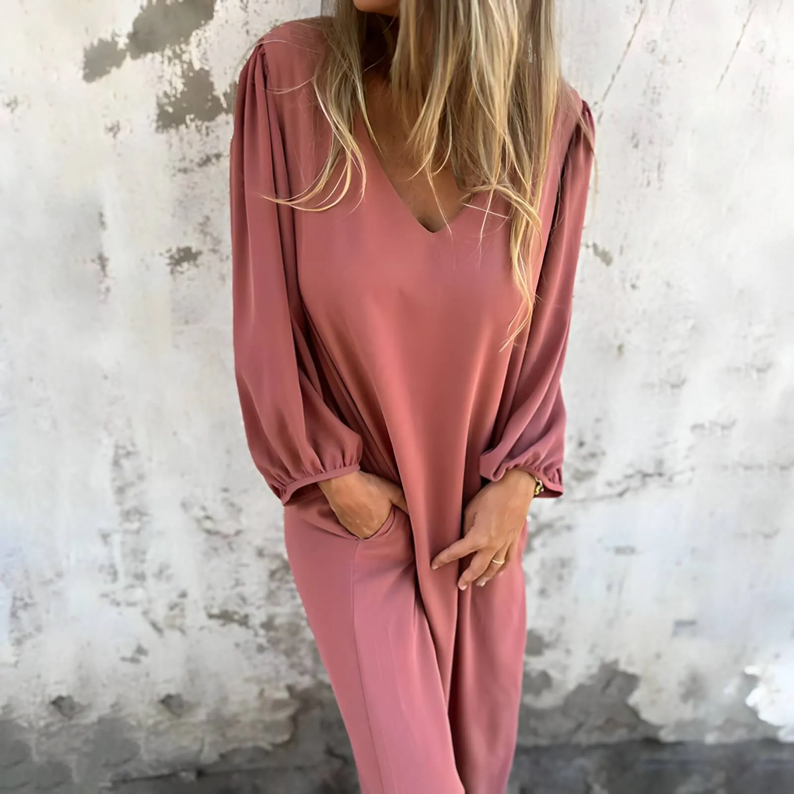 Vestido Longo Casual Eleganza