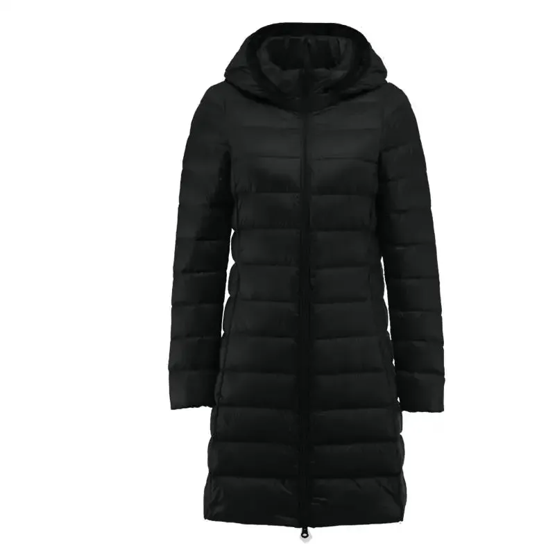 Jaqueta Puffer Feminina Alongada