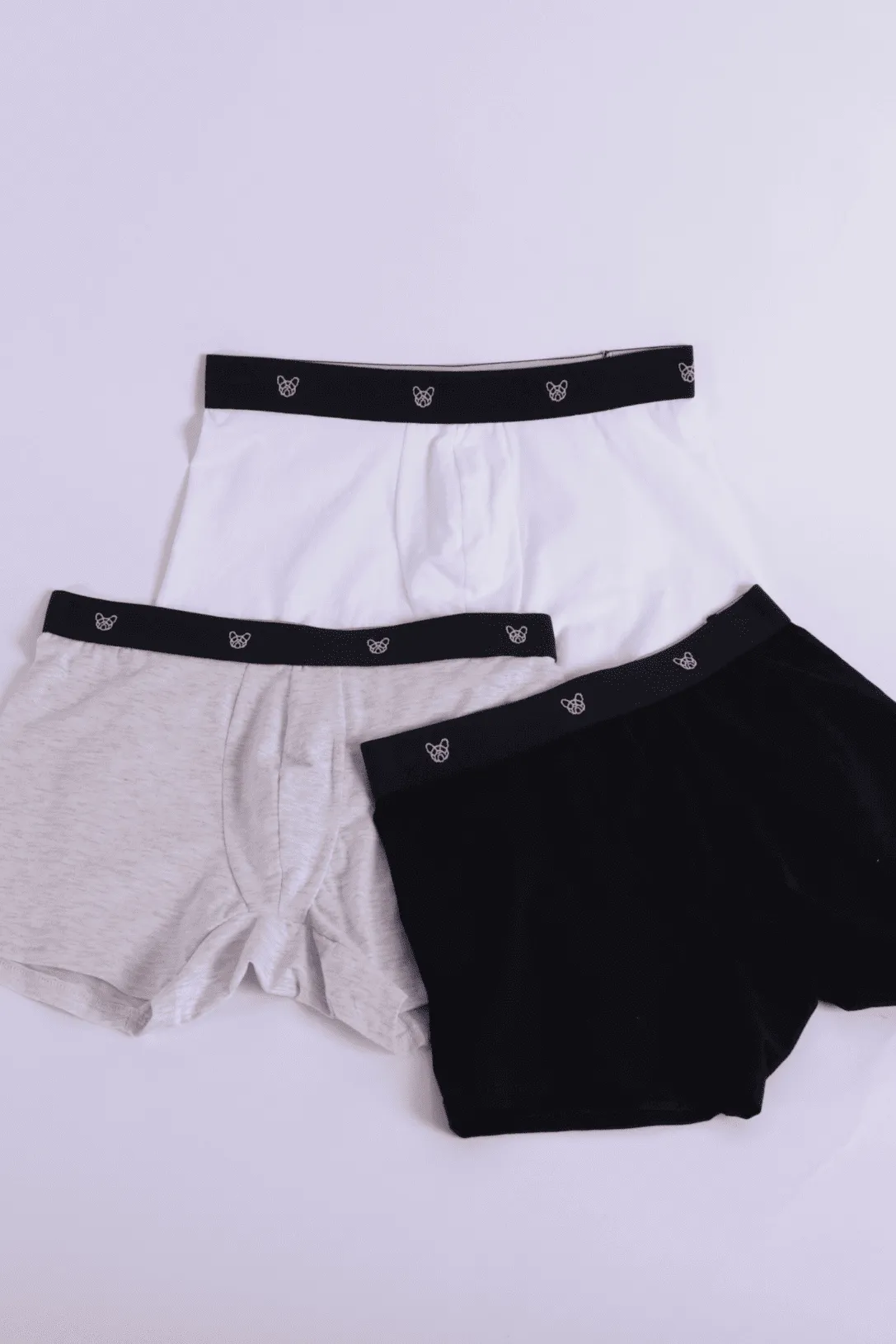 KIT 2 CUECAS BOXER 100% ALGODÃO - CINZA