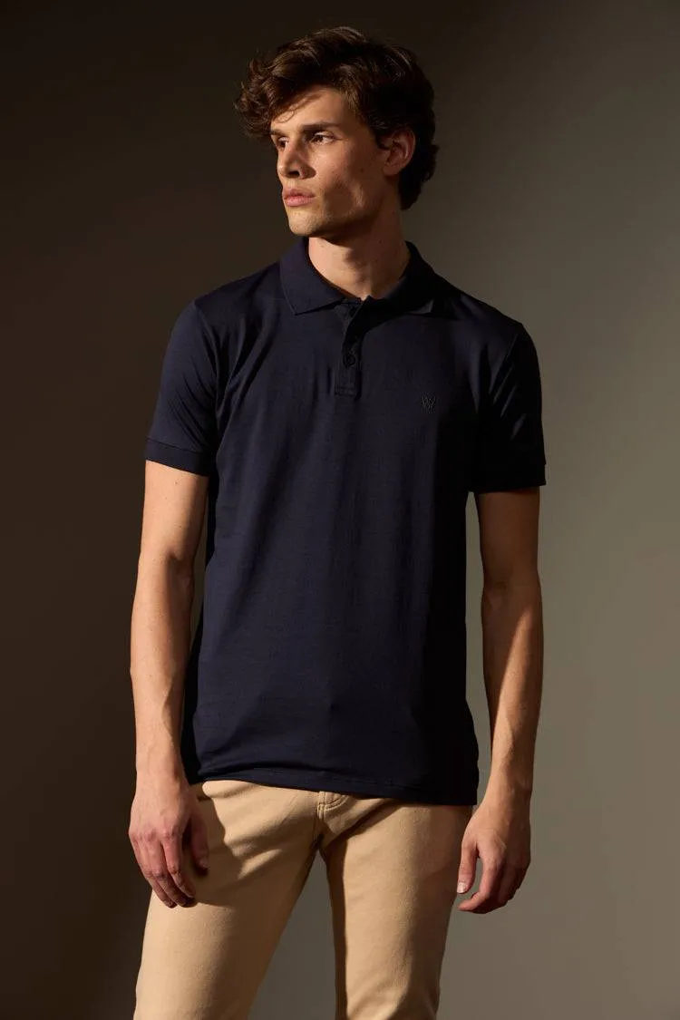 KIT 2 POLOS ALGODÃO PIMA LISA