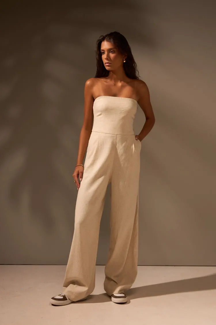 MACACÃO ALMA LINHO - AREIA