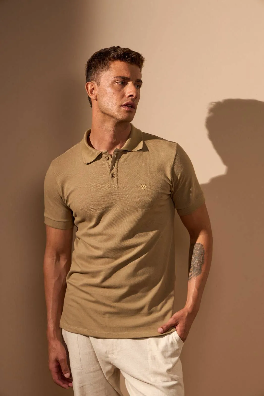 POLO EXPLORER ALGODÃO - PALHA