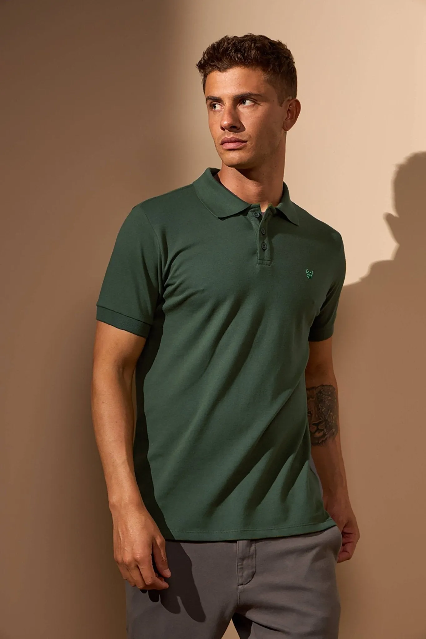 POLO EXPLORER ALGODÃO - VERDE