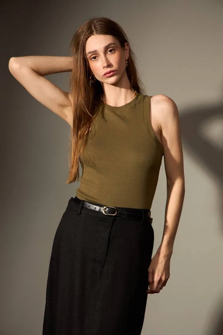 REGATA NADADOR SERRA 100% ALGODÃO - VERDE