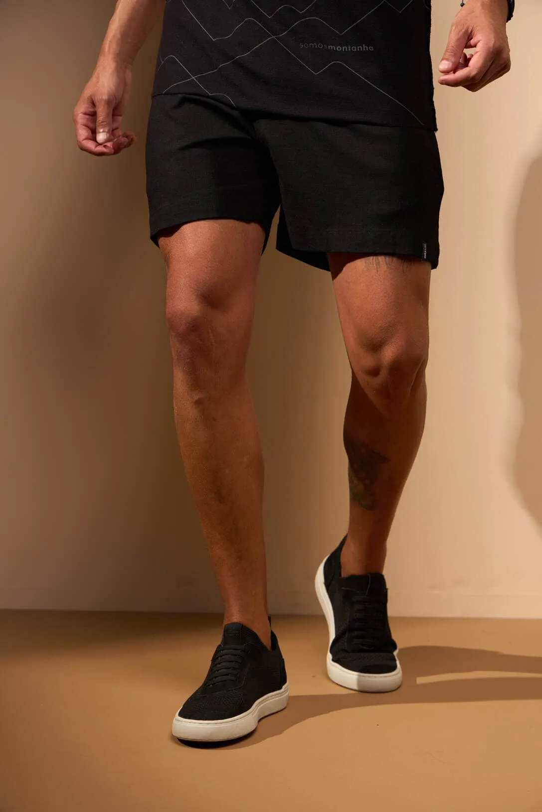 SHORT BIO TRICÔ - PRETO