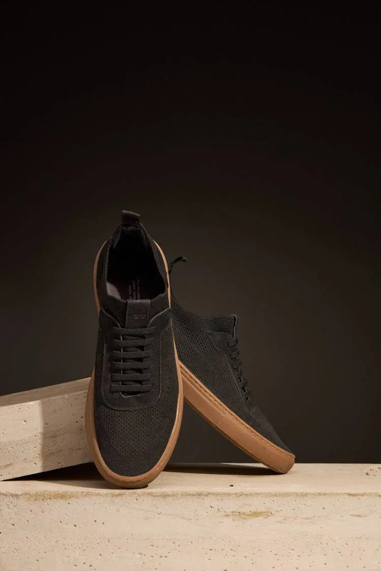 TÊNIS TRANSITION TRICÔ KNIT - PRETO E MARROM