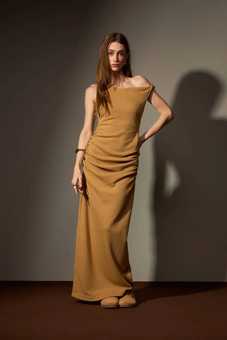 VESTIDO CAVERNAS - CARAMELO