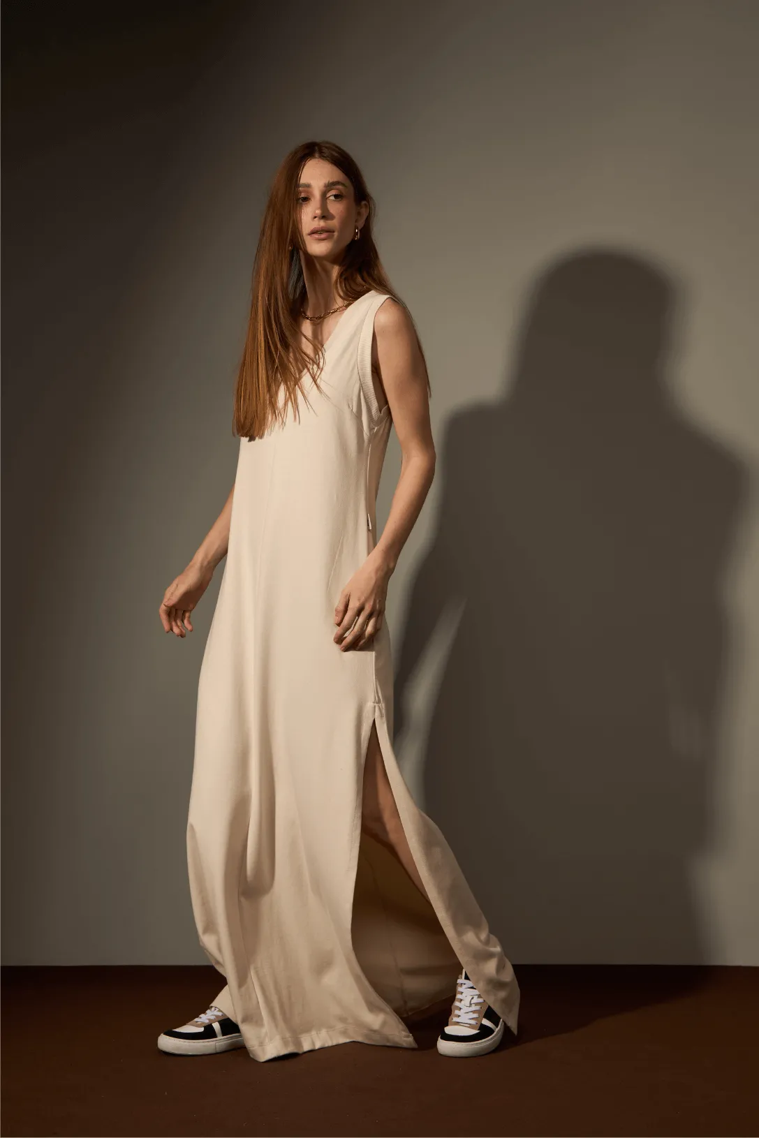 VESTIDO LONGO SERRA - CINZA